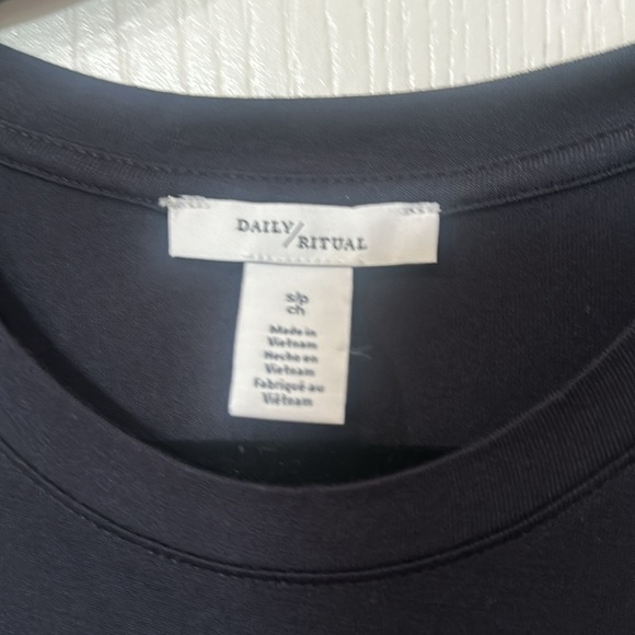 Daily ritual size S/P navy sleeveless maxi, NWOT - Picture 2 of 5